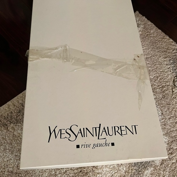 Yves Saint Laurent Platform Shearling knee high lace up boots - size 36 - Picture 8 of 8